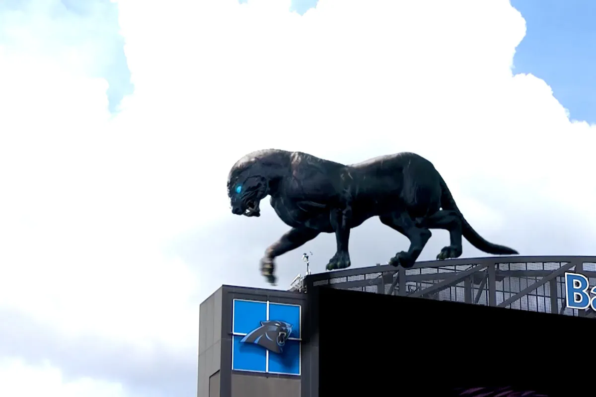 Carolina Panthers - NFL, Live Broadcast Mixed Reality, footage
