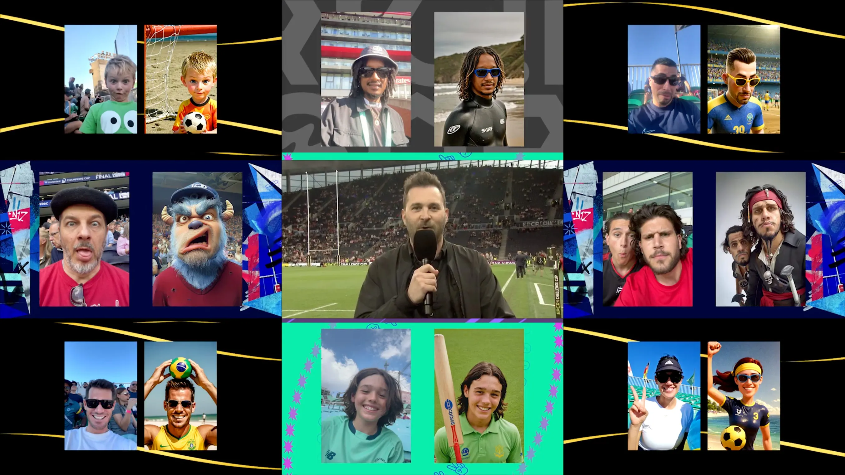 the hundred, selfie cam reel