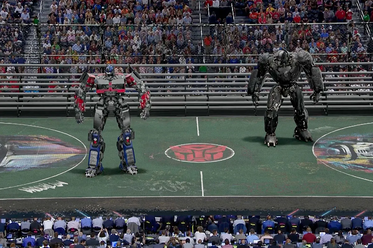 An image form Transformers: Rise of The Beasts footage